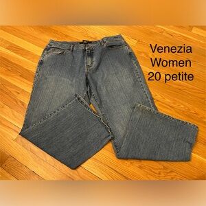 Venezia Women's Classic Blue Straight Leg Jeans
